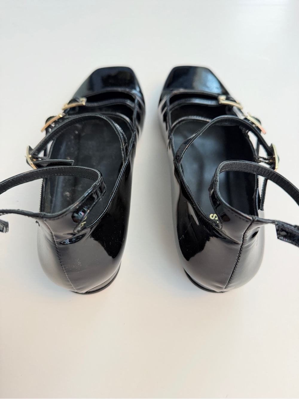 ALOHAS Luke Black Patent Ty Leather Ballet Flats, Size 40/US 10 (fits like 9.5) - Picture 8 of 10